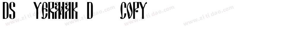 DS Yermak_D (COPY 1)字体转换
